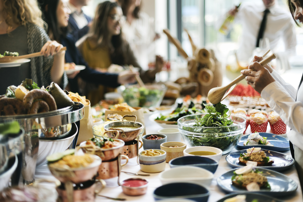 Escolhendo a melhor alimentação para eventos especiais